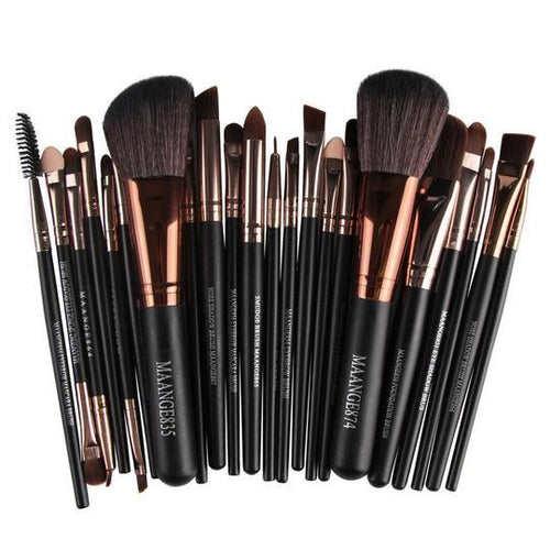 22 PIECE COSMETIC MAKEUP BRUSH SET