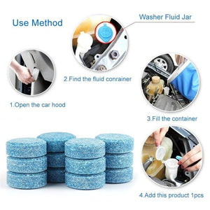 Solid Car Windshield Glass Cleaner (10PCS/Pack)