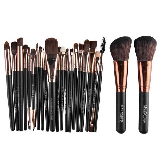 22 PIECE COSMETIC MAKEUP BRUSH SET