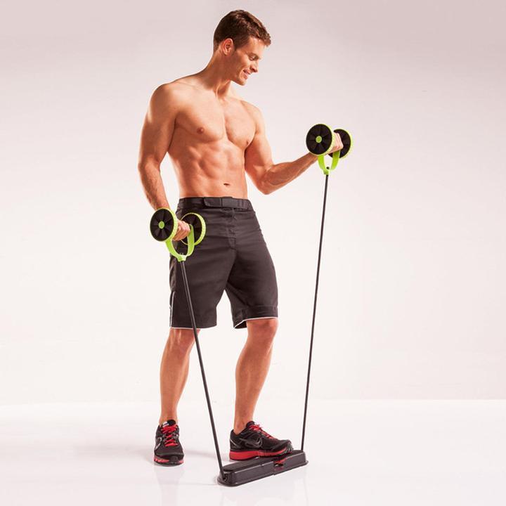 Double Wheel Home Gym Trainer